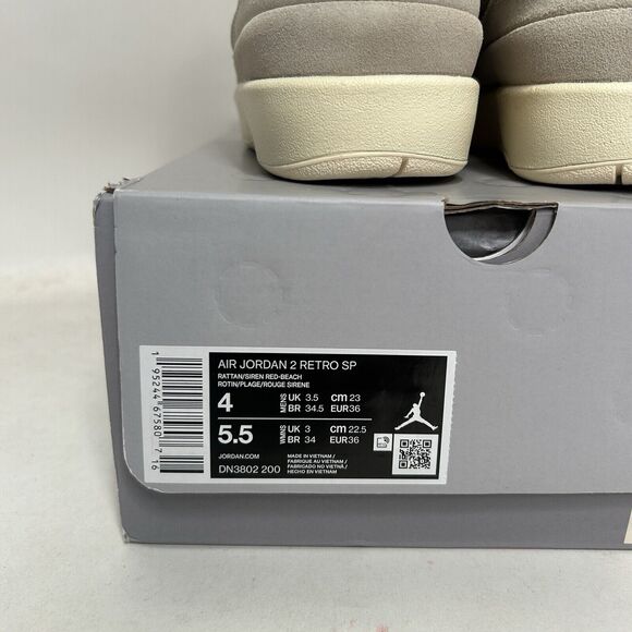 Nike Air Jordan 2 Retro SP X Union LA “Rattan” 2024 - Picture 5 of 6